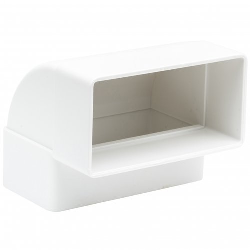 Vertical 90 Degree Bend Plastic Ducting