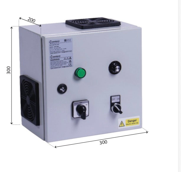 Ventorn Turbo Fan Axial Fan Supplied with Inverter Speed Controller