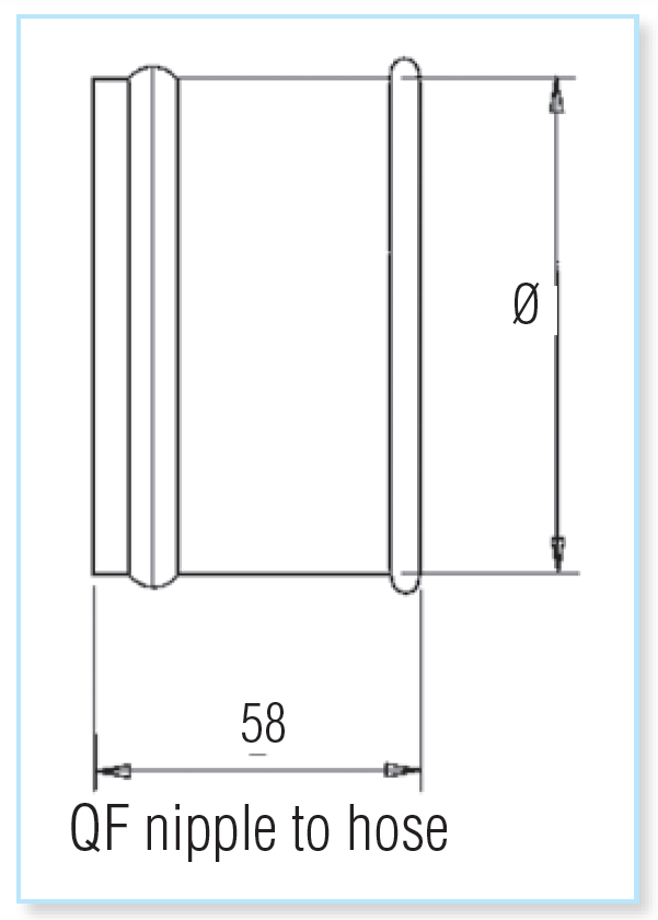 Quick-Fit Hose Adapter – Galvanised – Nordfab