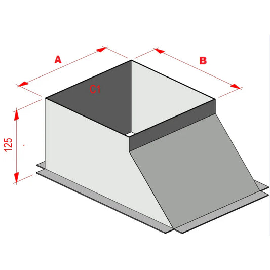 Rectangular Ductwork Flat Shoes