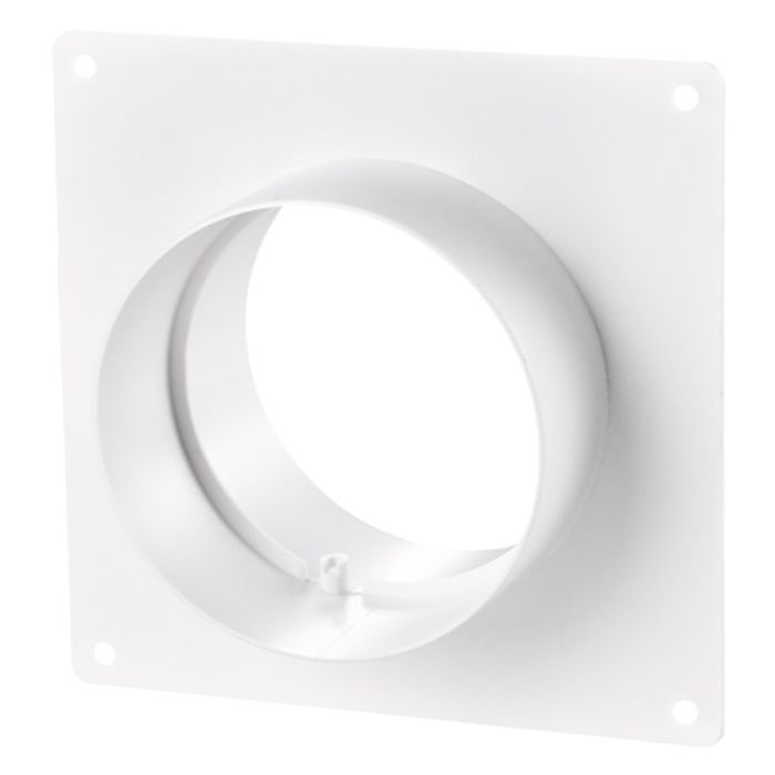 Round Circular Ducting Wall Mounting Plate with Spigots