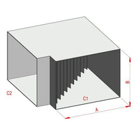 90 Degree Rectangular Ductwork Bend