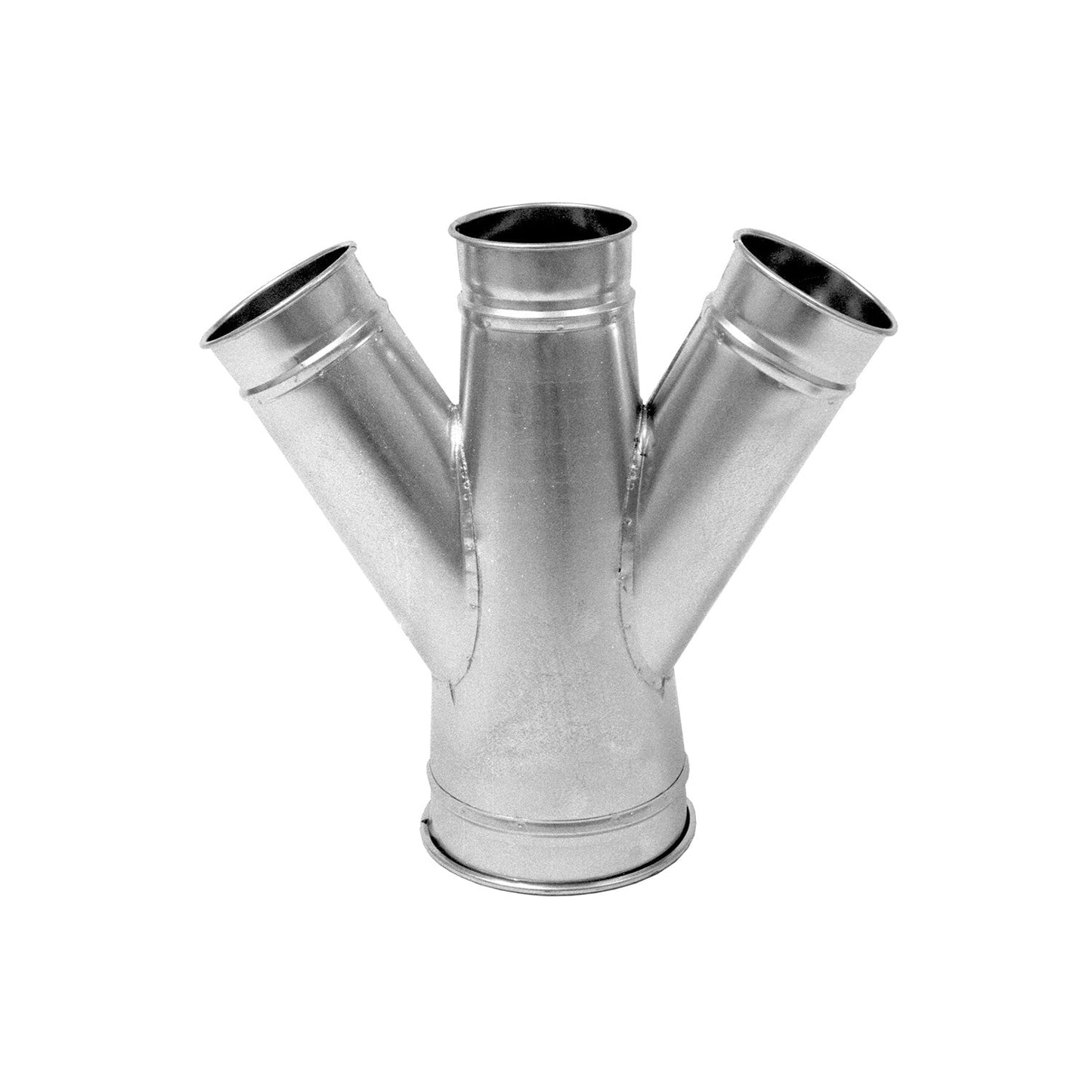 Quick-Fit Double Branch – 30 Degree – Galvanised – Nordfab