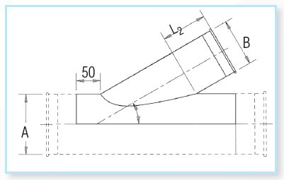 Quick-Fit Cut-in – 30 Degree – Galvanised – Nordfab