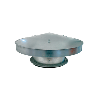 compare product Quick-Fit Weather Cowl – Galvanised – Nordfab