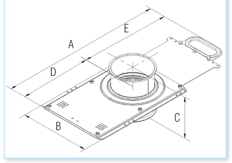 Quick-Fit SBMS Manual Damper – Galvanised – Nordfab