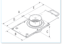 Quick-Fit SBMS Manual Damper – Galvanised – Nordfab