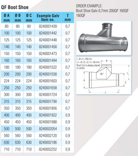 Quick-Fit Boot Shoe – Galvanised – Nordfab