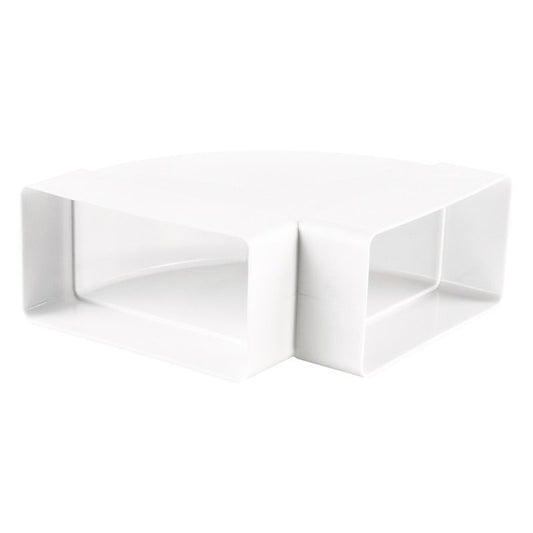 Rectangular Plastic Duct 90° Horizontal Elbow