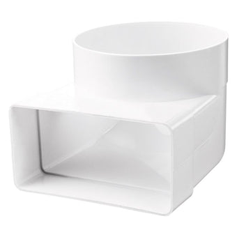 compare product Rectangular-to-Round Angled Duct Reducer