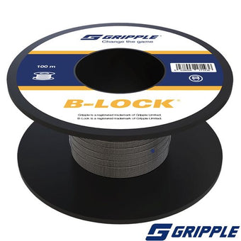 compare product Gripple B-Lock Wire Rope 2.5mm (70kg SWL) - 100M