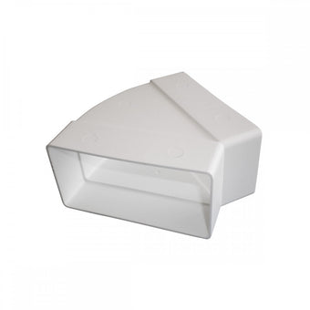 compare product Plastic Ducting Horizontal 45 Degree Bend