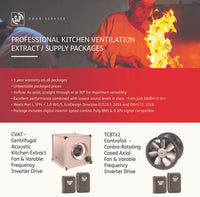 S&P CVAT Acoustic Kitchen Fan & Inverter Kit