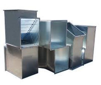 90 Degree Rectangular Ductwork Bend